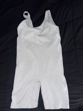 Kids White One-Piece Romper - Classic Comfort